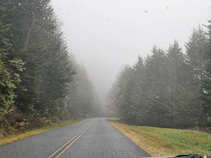 Blue Ridge Parkway-Asheville NC to Smoky Mountain NP-102825
